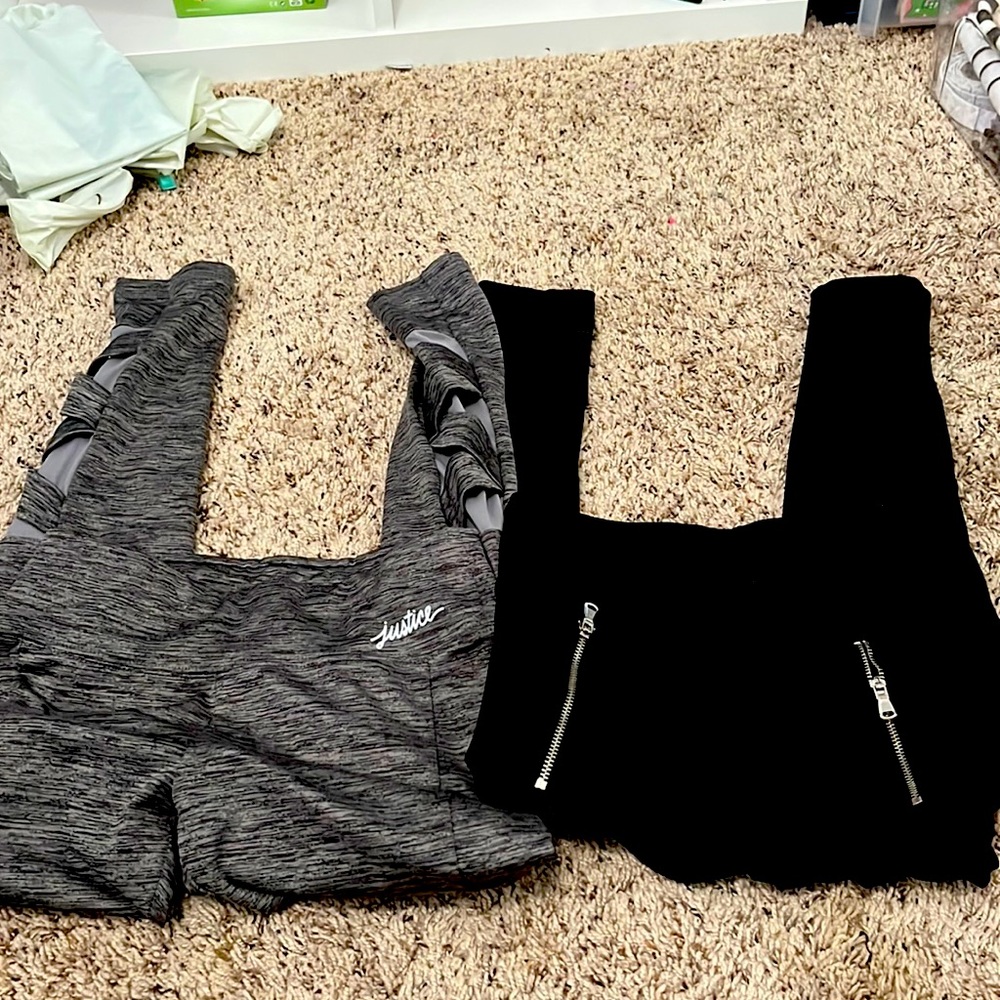 Girls leggings and pants size8-10